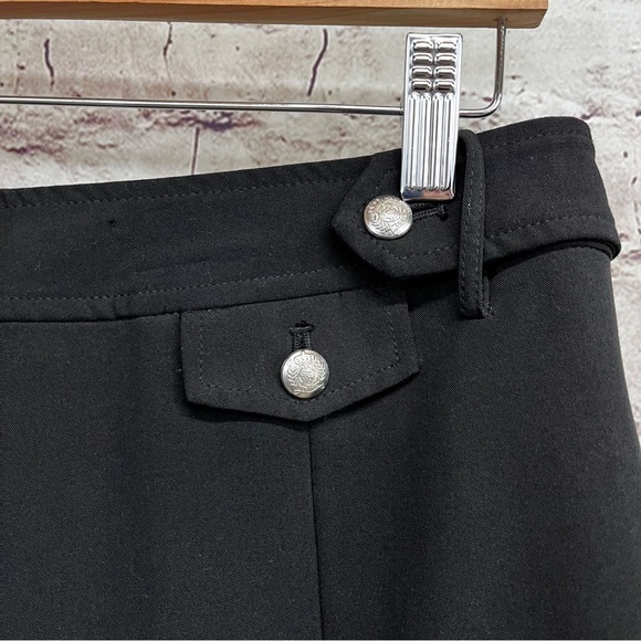 Chaps Black Trumpet Hem Skirt - Picture 3 of 8